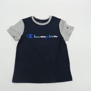 Champion Kids Navy & Gray Short Sleeve Tee 14/16 NWT